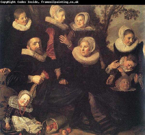 Frans Hals Family Portrait in a Landscape WGA